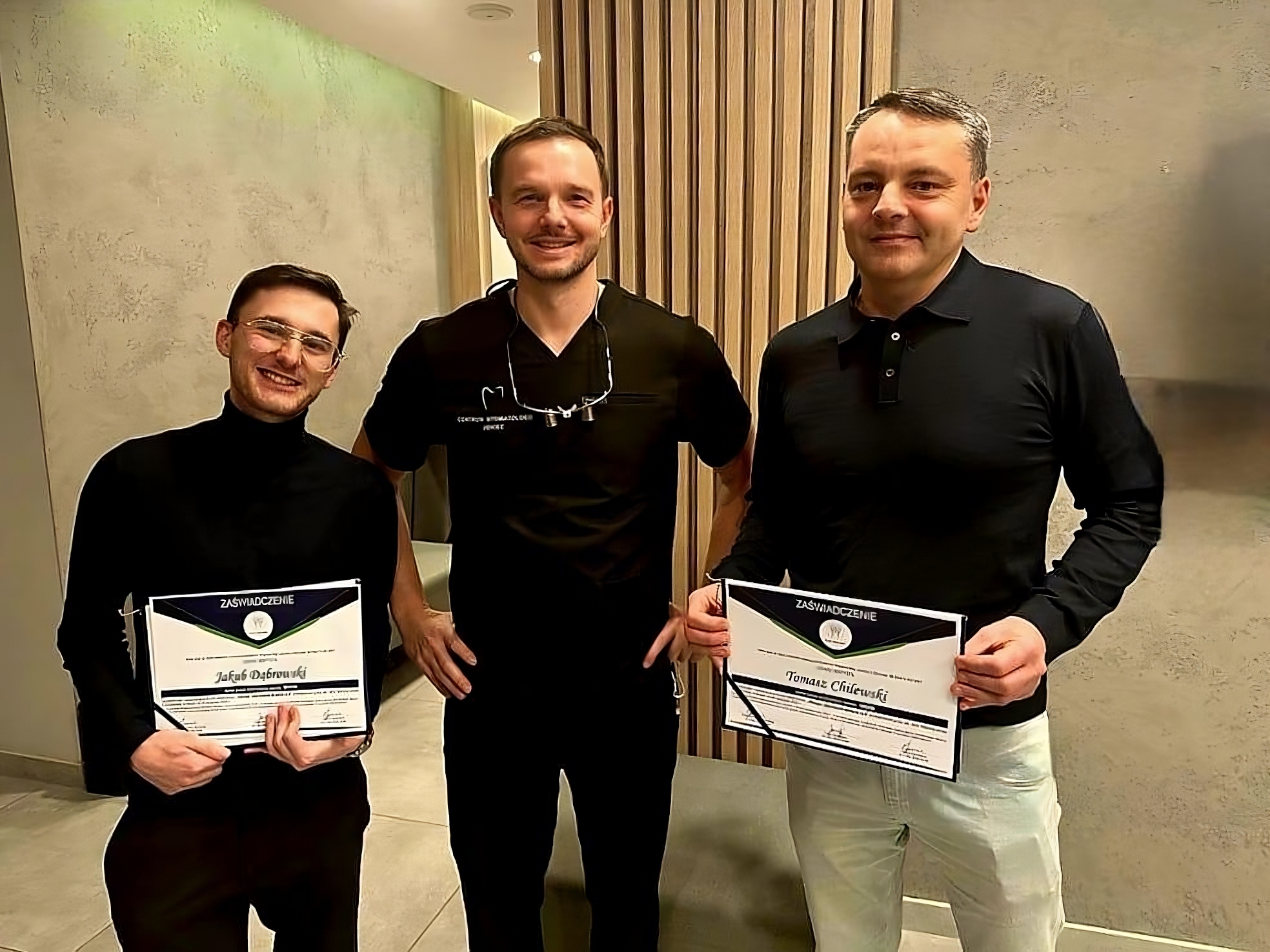 Tomasz Chilewski i Jakub Dąbrowski na szkoleniu